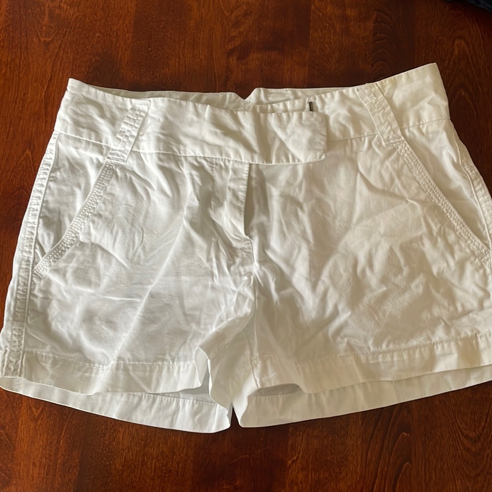Jcrew chino shorts white size 2